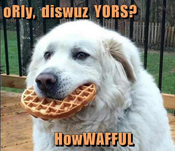 ORly, diswuz YORS? HOWWAFFUL