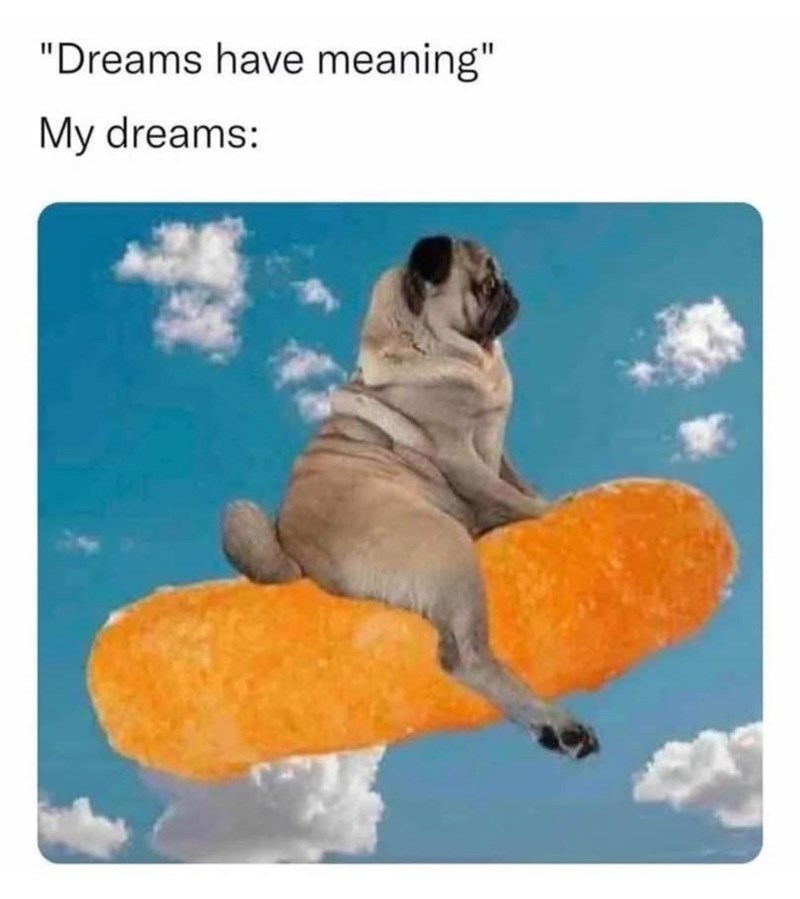 "Dreams have meaning" My dreams: