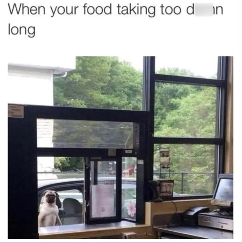 When your food taking too d in long