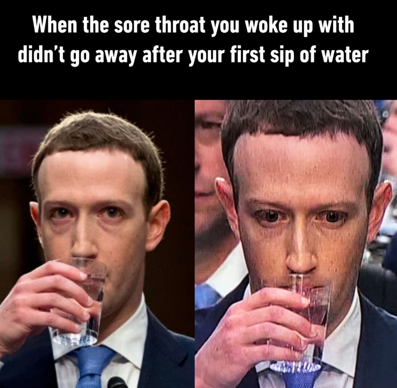 When the sore throat you woke up with didn't go away after your first sip of water