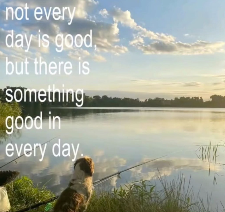 not every day is good, but there is Something good in every day.