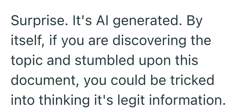 Surprise. It's Al generated. By itself, if you are discovering the topic and stumbled upon this document, you could be tricked into thinking it's legit information.