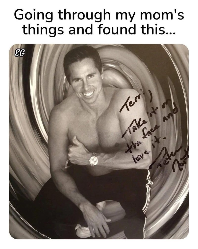 Going through my mom's. things and found this... EG Tem Take it on the face and love it.