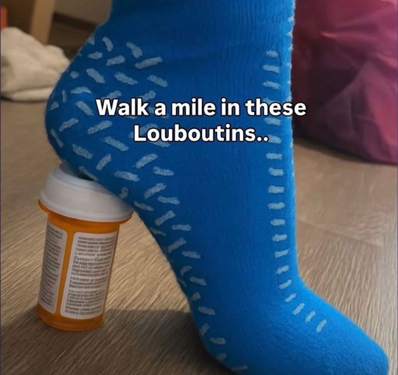 Walk a mile in these Louboutins..
