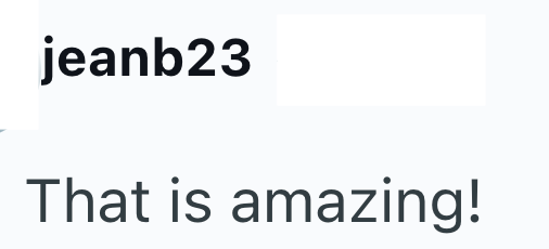 jeanb23 That is amazing!