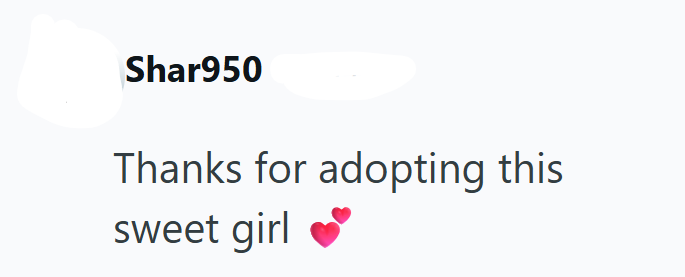 Shar950 Thanks for adopting this sweet girl ♥
