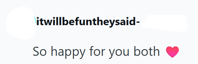 itwillbefuntheysaid- So happy for you both