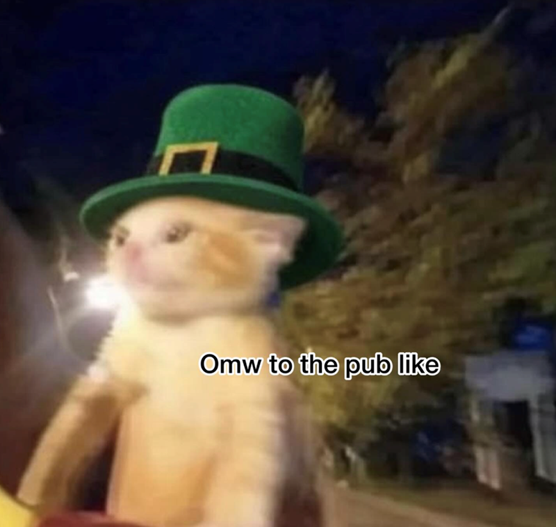 Omw to the pub like
