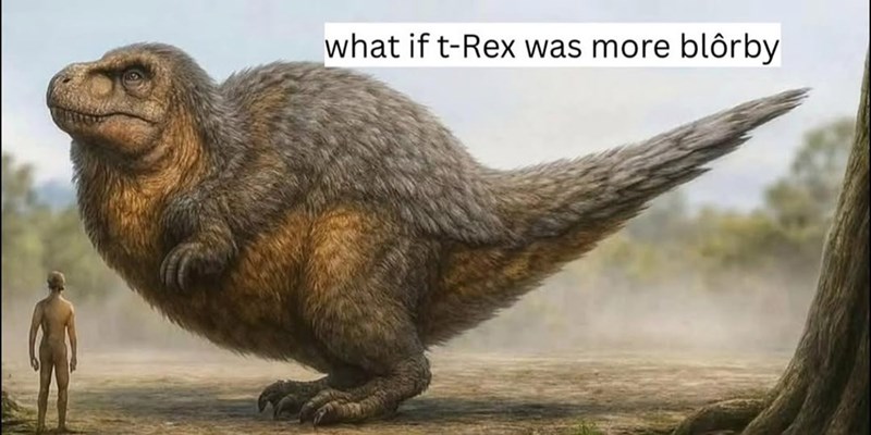 what if t-Rex was more blôrby