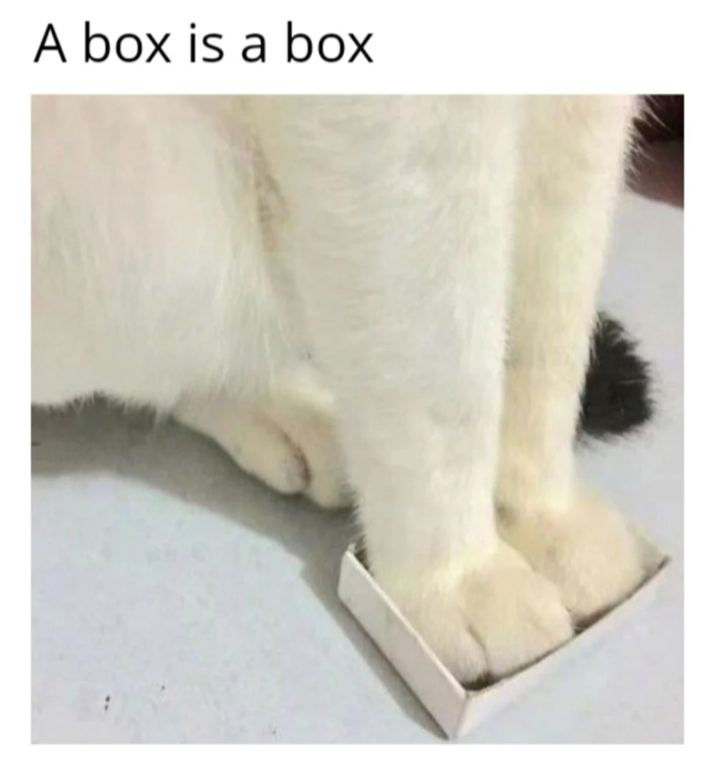A box is a box