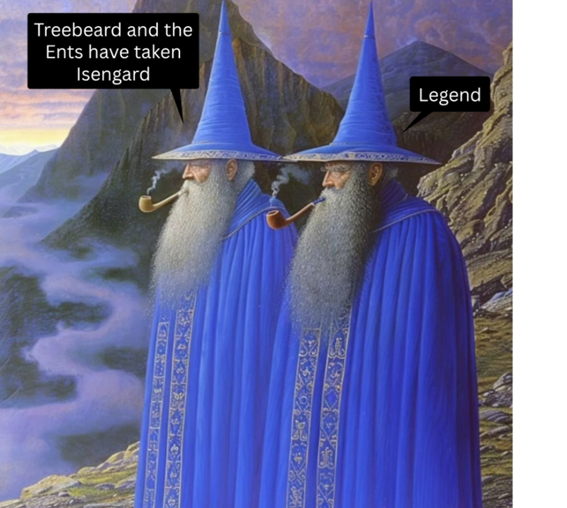 Treebeard and the Ents have taken Isengard KRO STO Legend