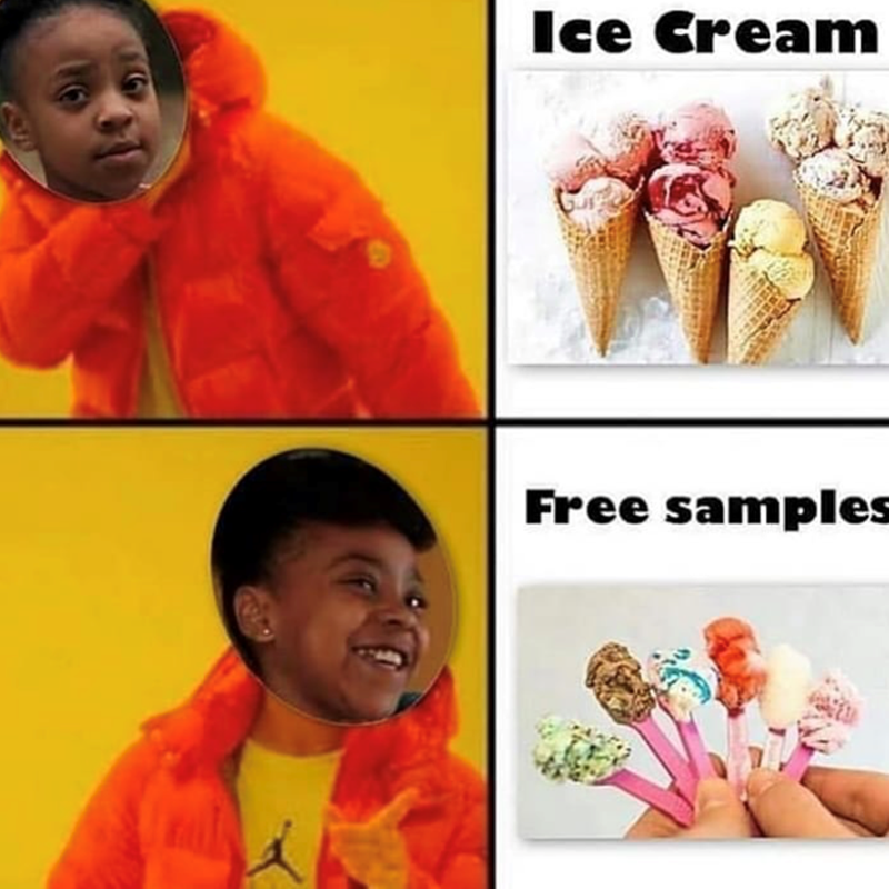 Ice Cream Free samples