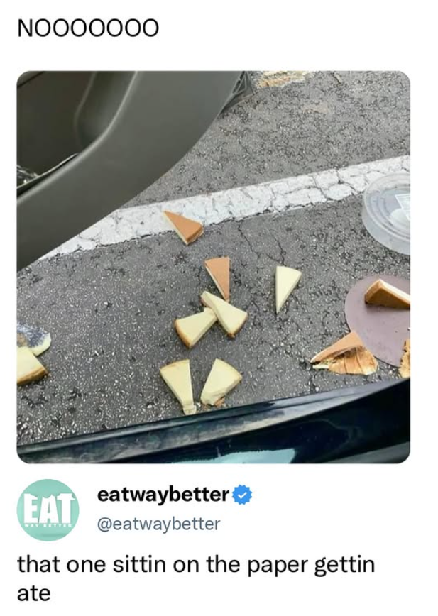 NOOOOOOO EAT eatwaybetter @eatwaybetter that one sittin on the paper gettin ate