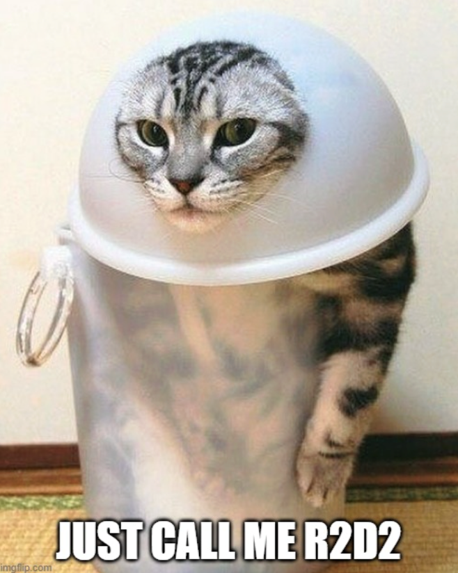 imgflip.com JUST CALL ME R2D2