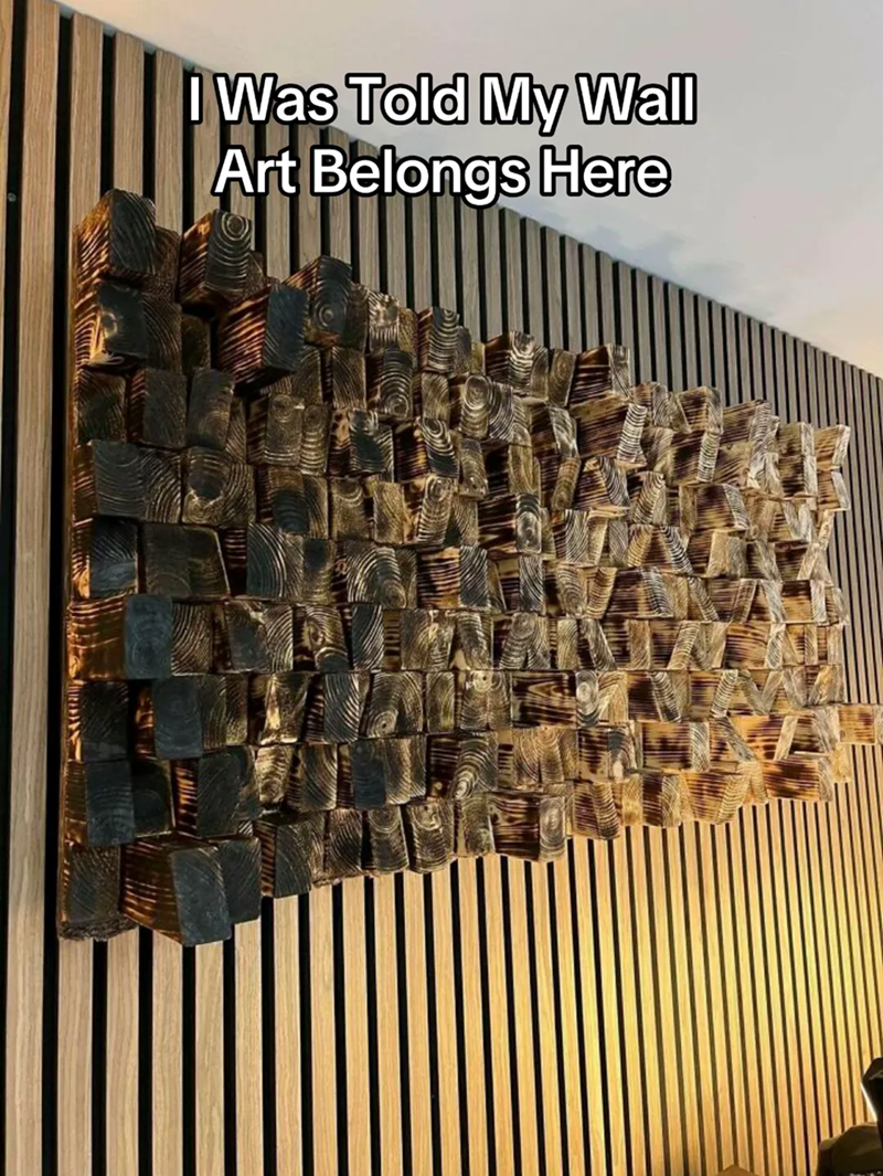 I Was Told My Wall Art Belongs Here