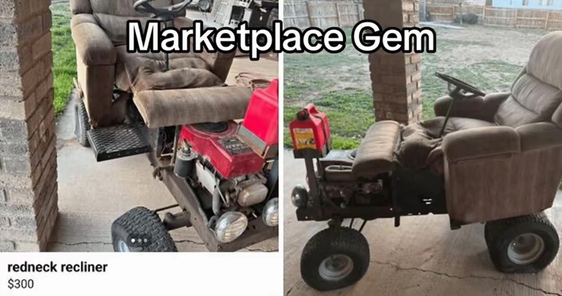 redneck recliner $300 Marketplace Gem