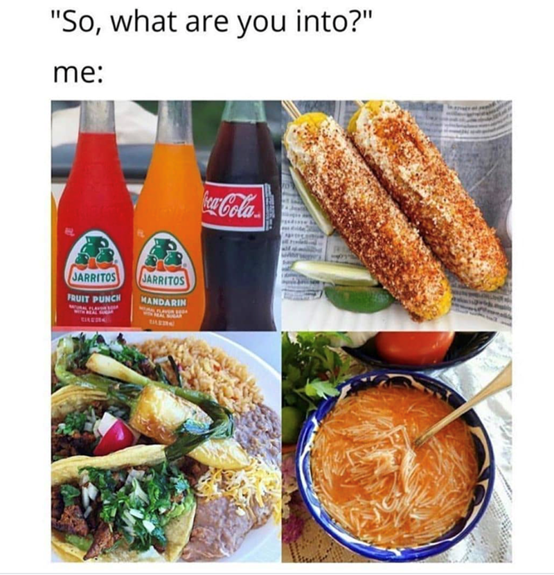 "So, what are you into?" me: JARRITOS FRUIT PUNCH WITH REAL SUG CIRESTA JARRITOS MANDARIN Coca-Cola