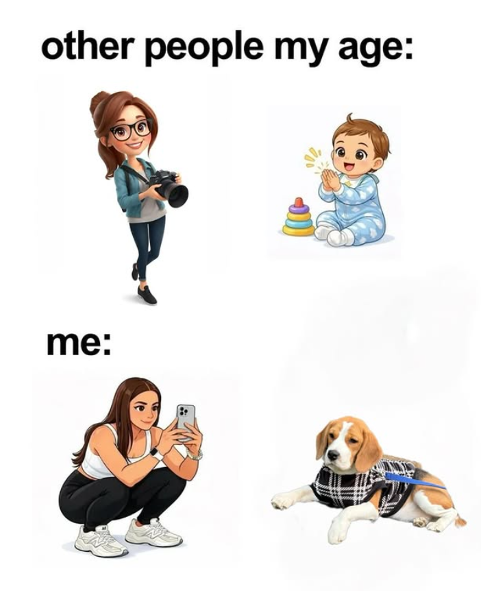 other people my age: me: