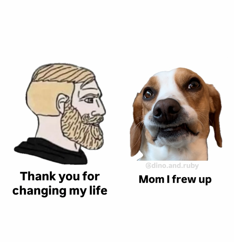 Thank you for changing my life dino.and.ruby Mom I frew up