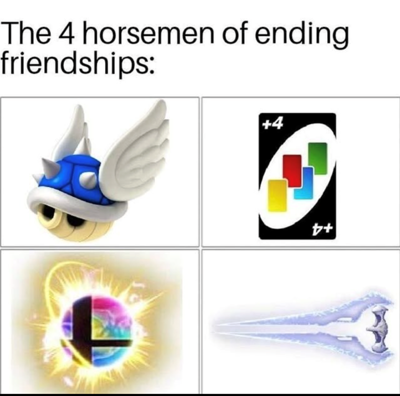 The 4 horsemen of ending friendships: +4 t+