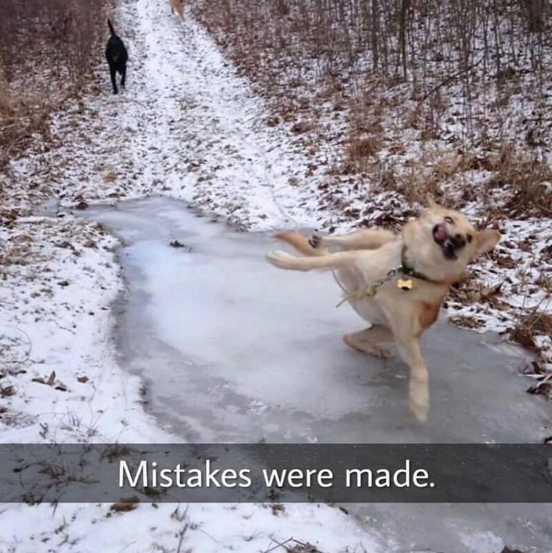 Mistakes were made.