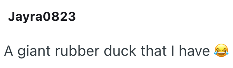 Jayra0823 A giant rubber duck that I have D