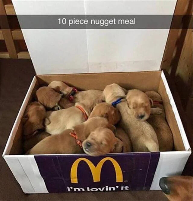 10 piece nugget meal M i'm lovin' it