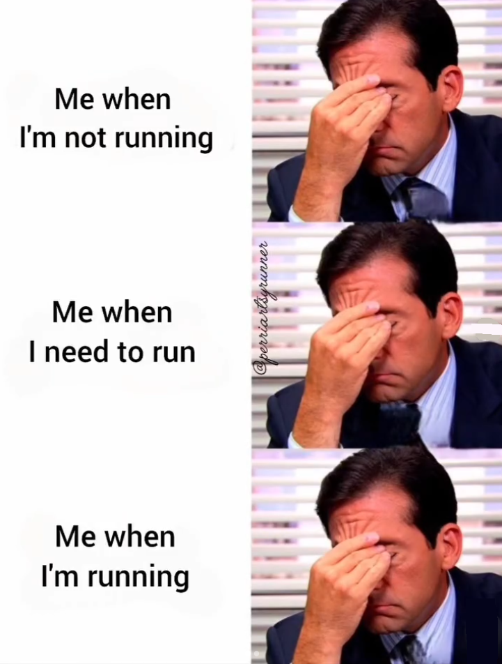 Me when I'm not running Me when I need to run Me when I'm running @perriartsyrunner