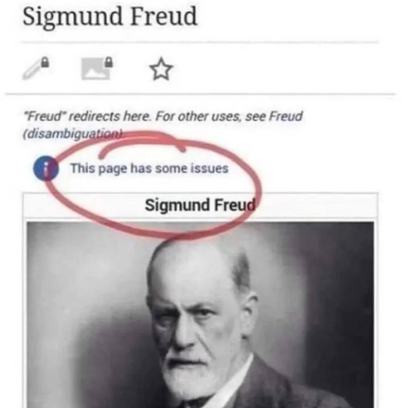 Sigmund Freud ☆ "Freud" redirects here. For other uses, see Freud (disambiguation) This page has some issues Sigmund Freud