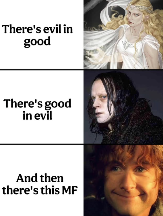 There's evil in good There's good in evil And then there's this MF