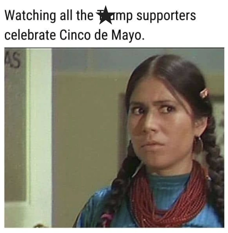Watching all the amp supporters celebrate Cinco de Mayo. AS