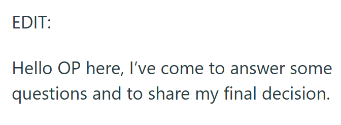 EDIT: Hello OP here, I've come to answer some questions and to share my final decision.