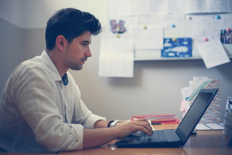 Worker is saddened to discover he's being fired.