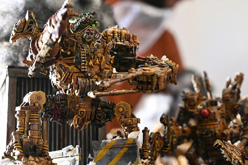 Warhammer figurine.