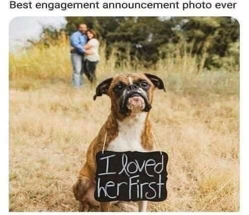 Best engagement announcement photo ever I loved her First