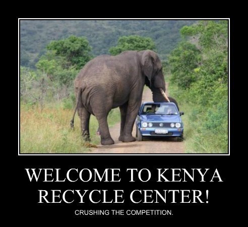 WELCOME TO KENYA RECYCLE CENTER! CRUSHING THE COMPETITION.