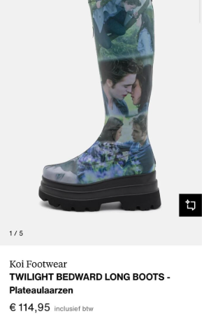 1/5 Koi Footwear TWILIGHT BEDWARD LONG BOOTS- Plateaulaarzen € 114,95 inclusief btw