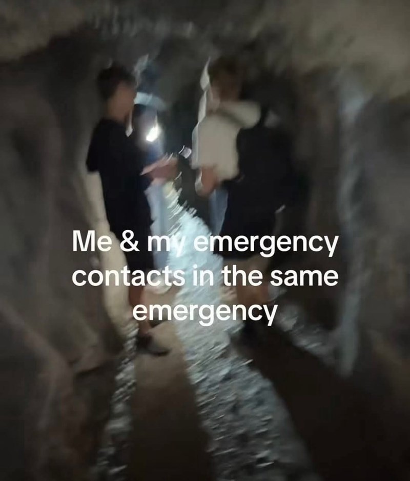 Me & my emergency contacts in the same emergency
