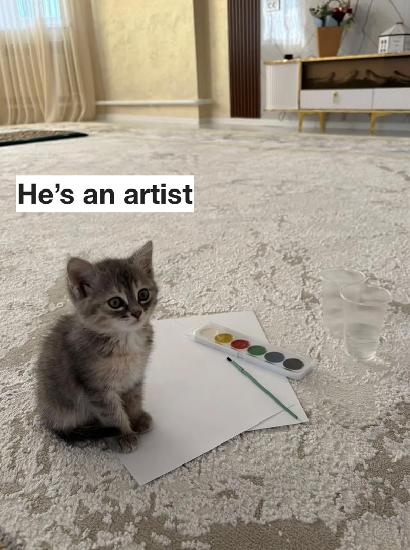 He's an artist 2
