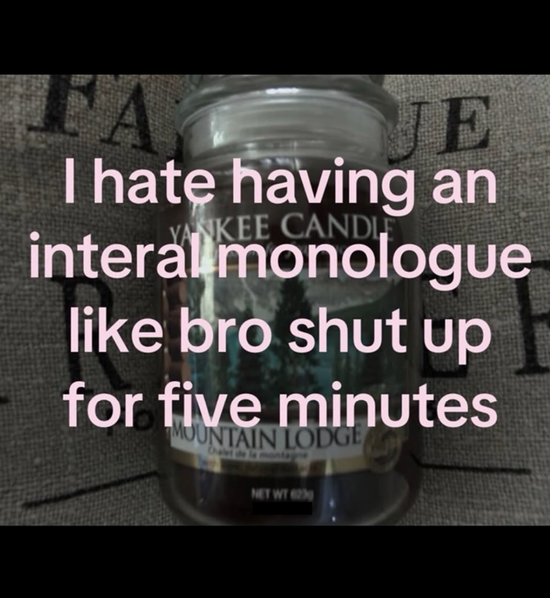 A JE I hate having an YANKEE CANDI interal monologue like bro shut up for five minutes MOUNTAIN LODGE Chalet de la montagne NET WT 62