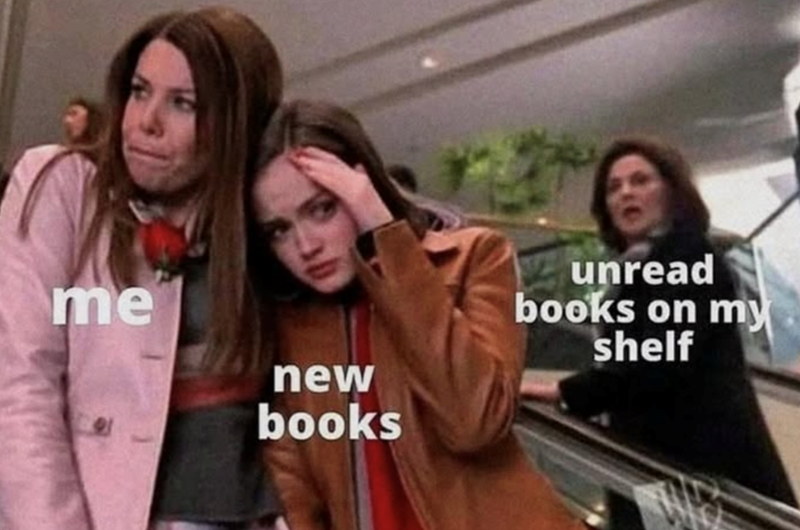 me new books unread books on my shelf
