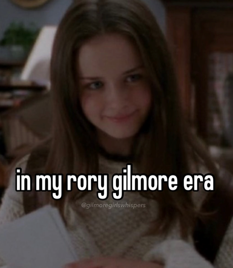 in my rory gilmore era @gilmoregirlswhispers