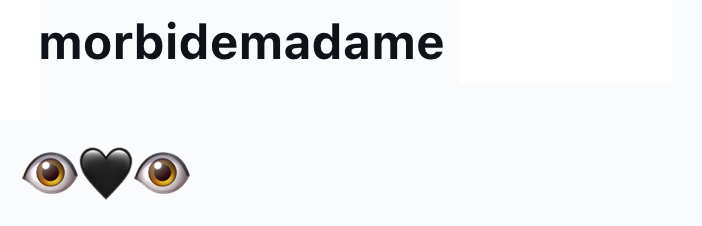 morbidemadame