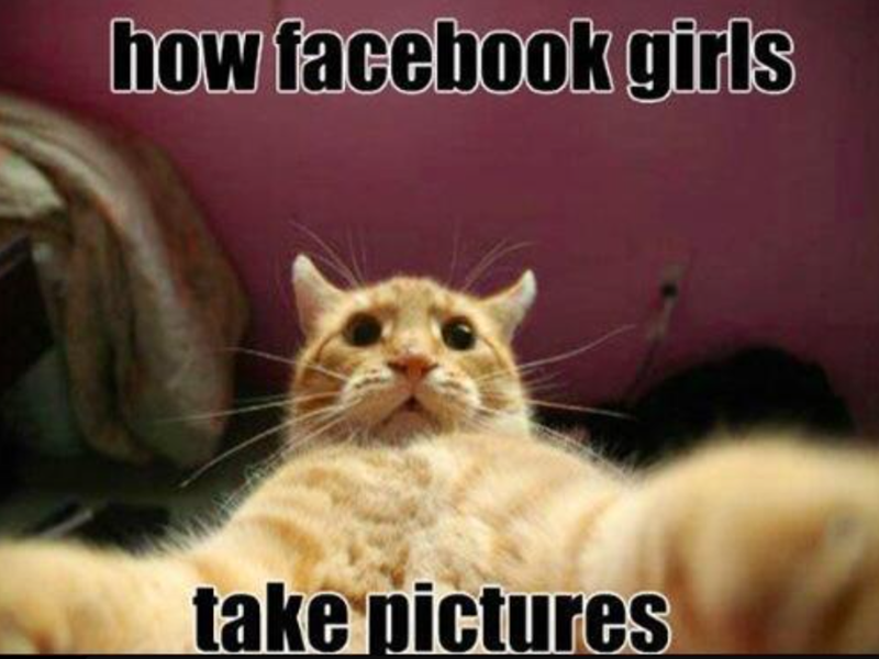 how facebook girls take pictures