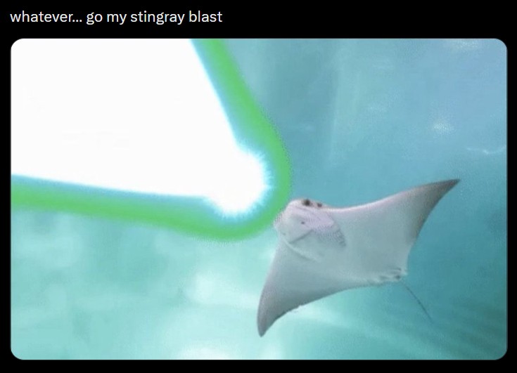 whatever... go my stingray blast