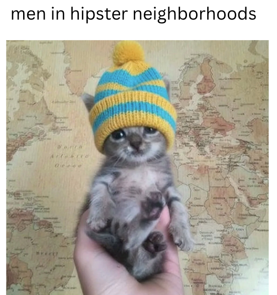 men in hipster neighborhoods Werra Grace