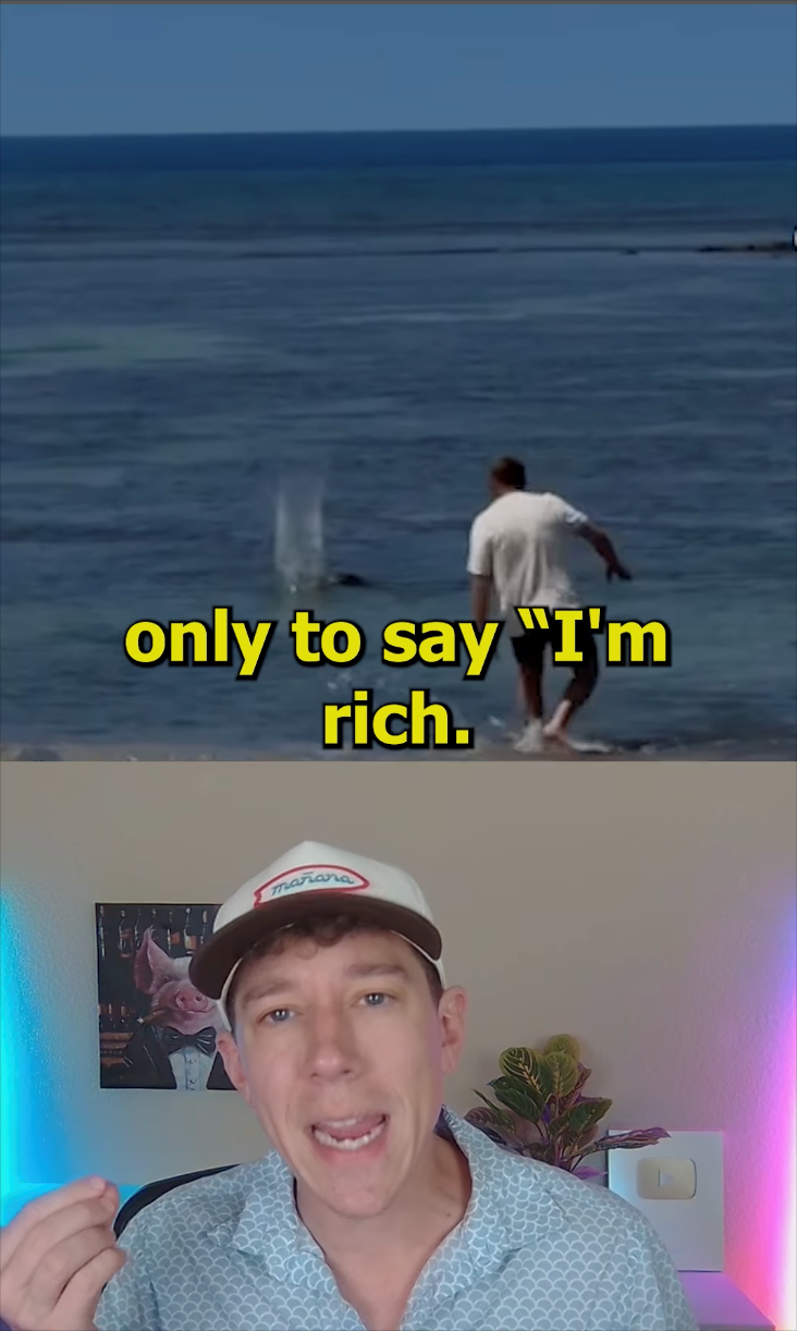 only to say "I'm rich. mañana