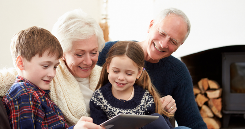 Grandparents with Grandchildren
