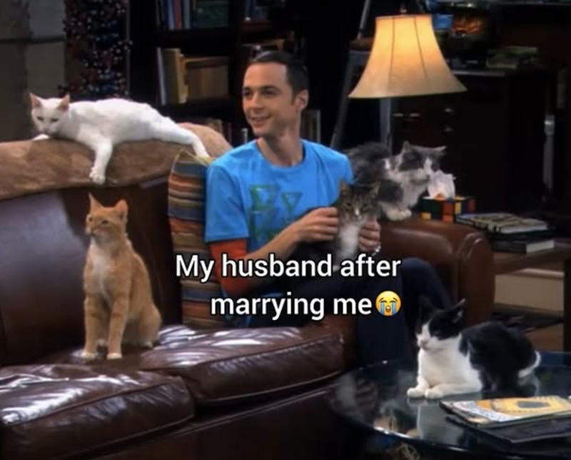 My husband after marrying me