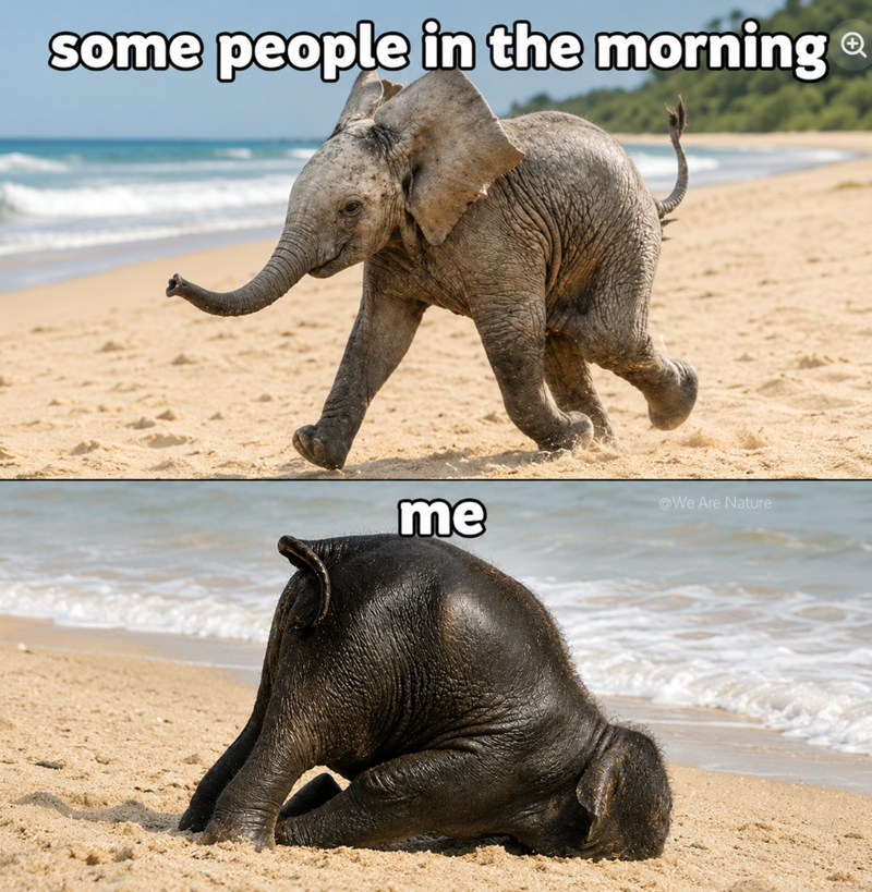 some people in the morning @We Are Nature me